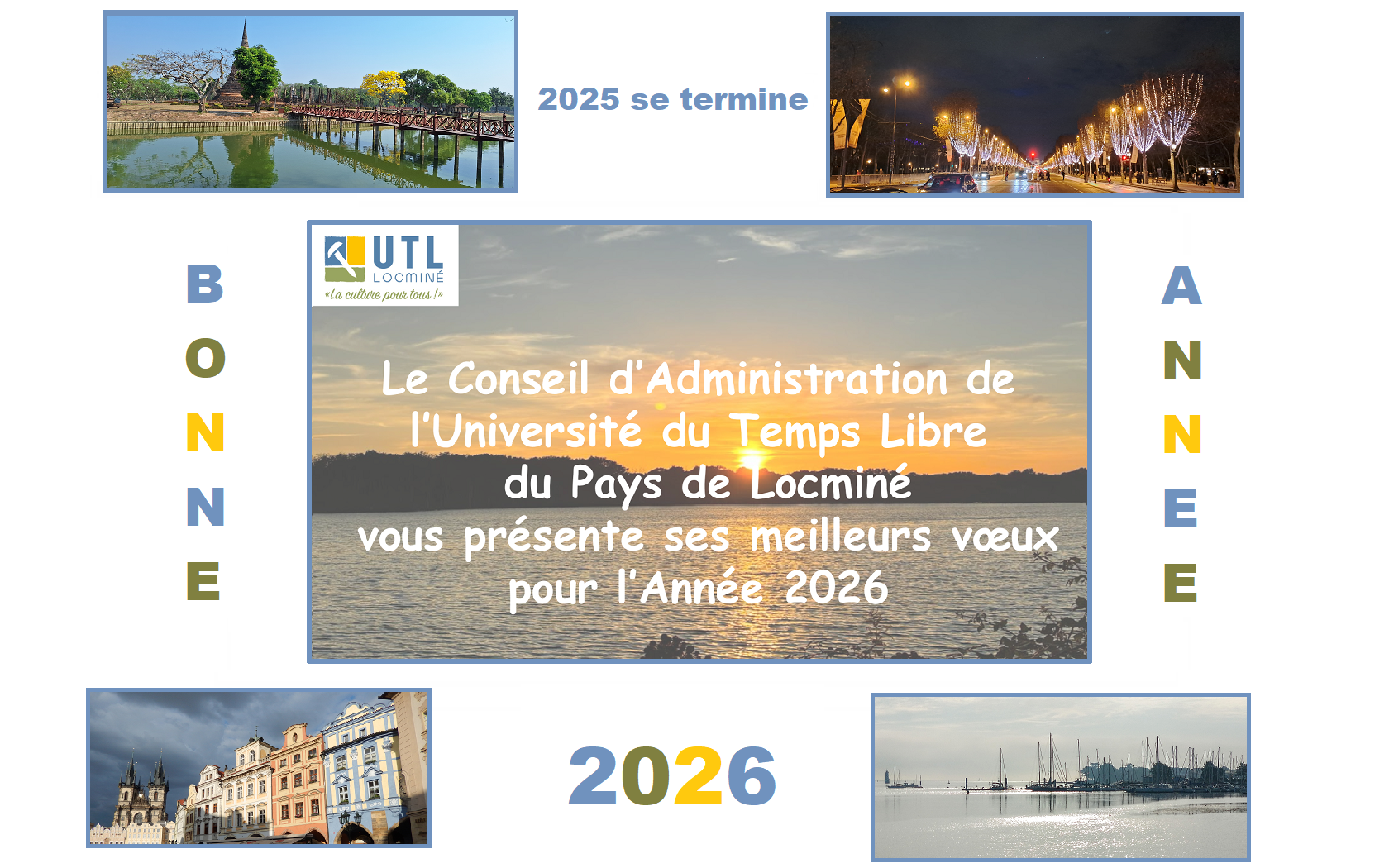 Meilleurs Voeux de votre UTL